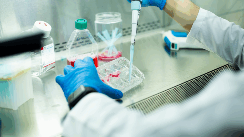 Medical professional preparing Glutathione Injections in Islamabad under sterile conditions in a lab, ensuring safety and efficacy for skin brightening and antioxidant therapy.